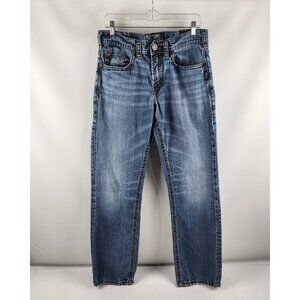 Silver Jeans Mens 33x32 Blue Grayson Straight Leg EMC Denim